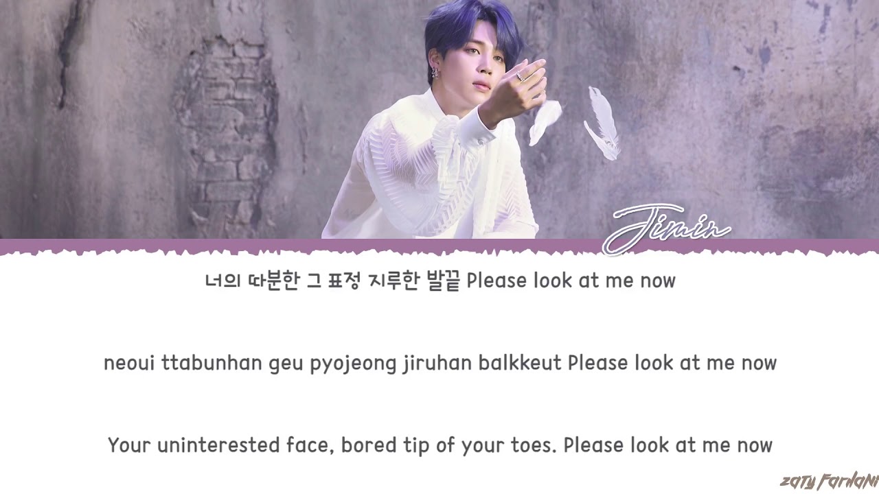 Filter jimin lyrics YouTube