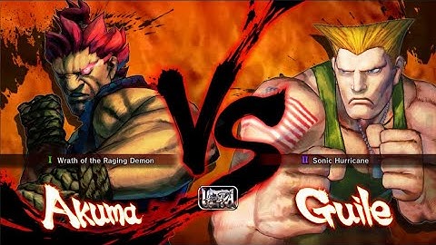 AKUMA VS GUİLE | CPU VS CPU Ultra Street Fighter IV | (Hardest AI)