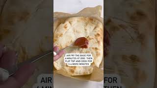 LETS MAKE AIR FRYER PIZZA its quick perfectly crisp too airfryer recipe shorts pizza
