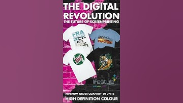 Full Colour Screenprint on M&R Digital Squeegee at Lifestyle Australia