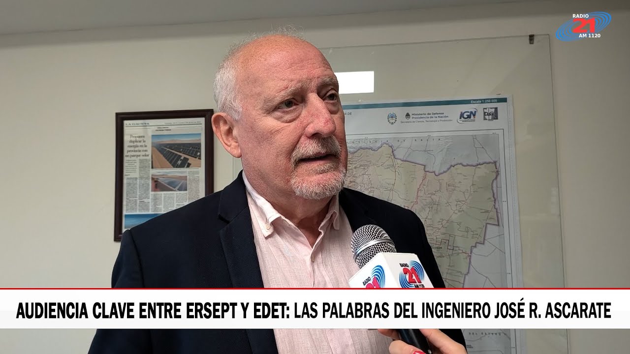AUDIENCIA CLAVE ENTRE ESEPT Y EDET | DECLARACIONES DEL INGENIERO JOSÉ R. ASCARATE