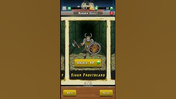 Temple run 2||New👺👺Character SIGUR FROSTBEARD #shorts #shortsvideo