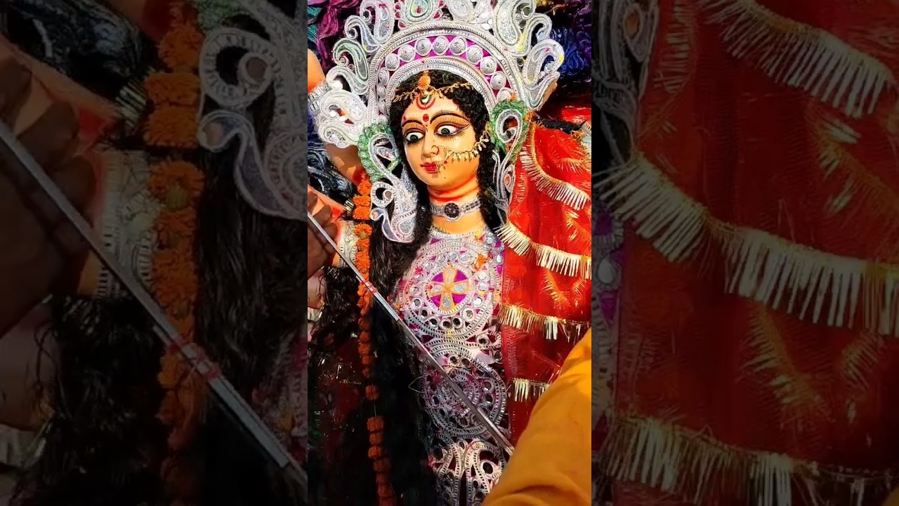 Vidai kaise Kari  navratri  vidai  maa  durgamata  status  viral  religion  new  yt  shortsvideo