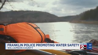 Franklin police promoting water safety