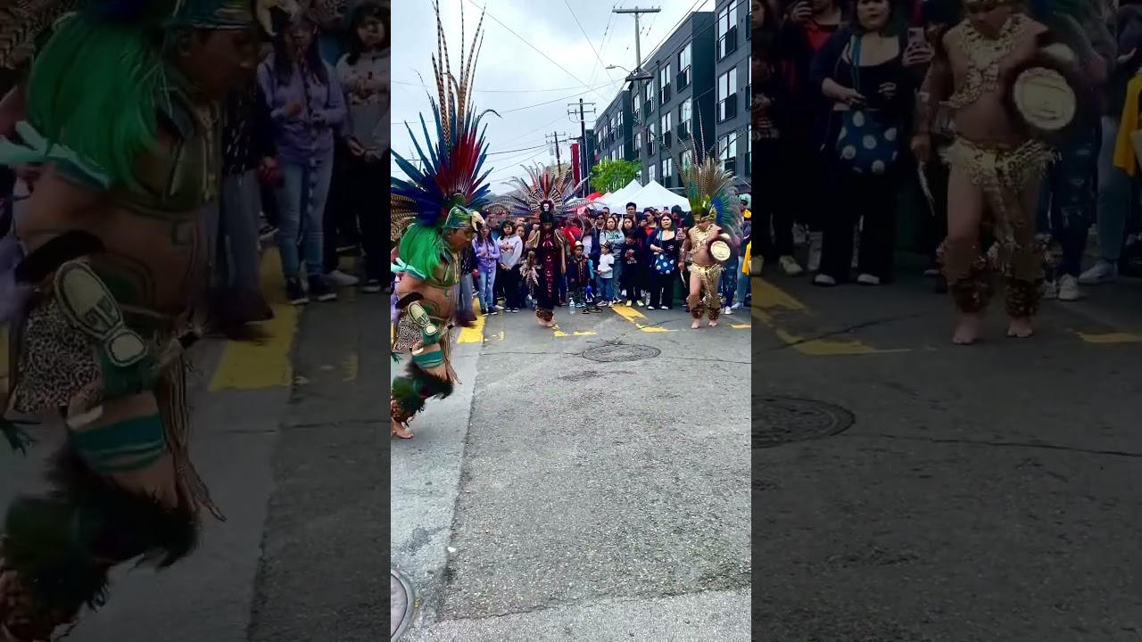 Aztec dance “permiso” 