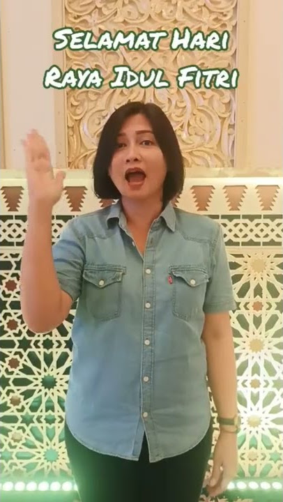 Selamat Hari Raya Idul Fitri 1443 H. Mohon maaf lahir dan batin | Bahasa Isyarat Jakarta | BISINDO