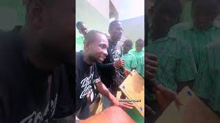 Practical session from our Waste-to-Art Education Project at Redeemer International School, Enugu.