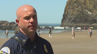 Cannon Beach Fire Department increases presence as temperatures soar, warns of rip currents