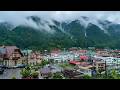 Rainy Adventure: Exploring a Mountain Village and its Breathtaking Scenery