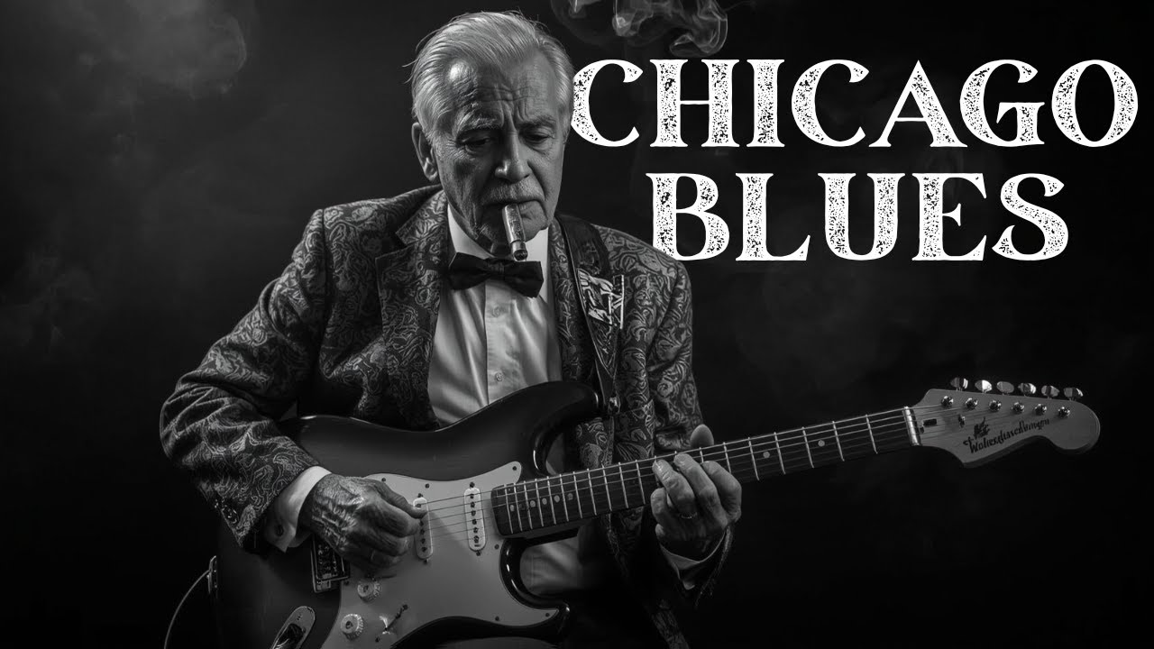 Chicago Blues Music | Slow Blues for Night Thinking