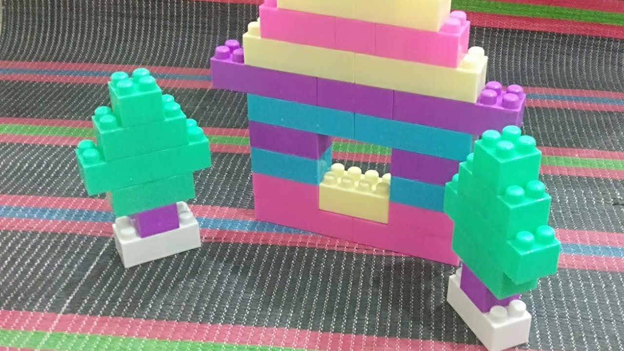 satisfying diy ASMR blocks game || how to make house 🏡 with blocks toys ...