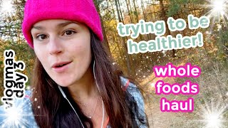Trying to be healthier | whole foods haul + take a walk with me! Vlogmas Day Three by Taralynn McNitt 3,010 views 3 years ago 20 minutes