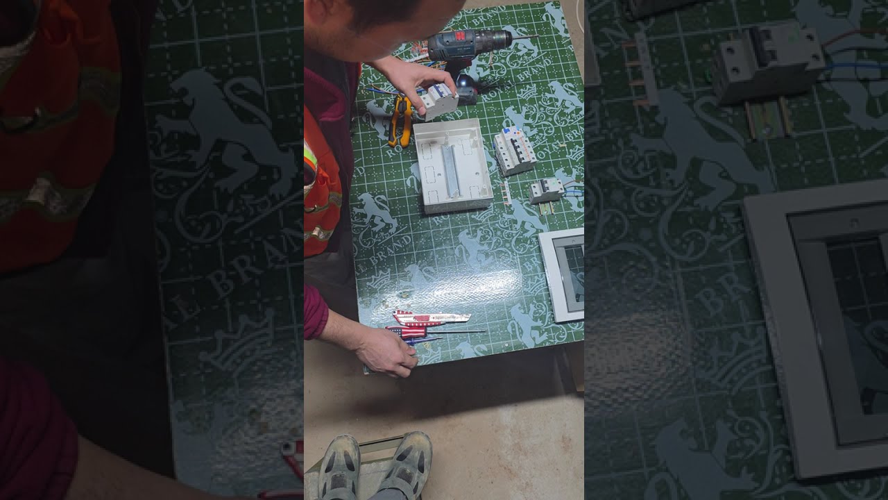 How to Assemble a small electrical panel for home 