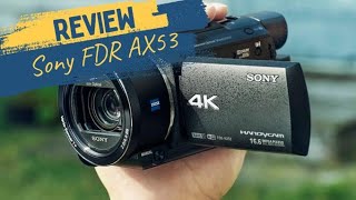 Review Sony FDR-AX53 4K Ultra HD Handycam Camcorder - Tokocamzone