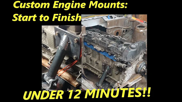 DIY Custom Engine Mounts From SCRATCH: Vortec 4200 Engine Mounts