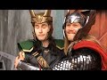 Meeting Thor and Loki at Disneyland