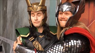 Meeting Thor and Loki at Disneyland