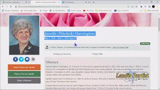 Funeral Services for Janelle (Warlick) Harrington
