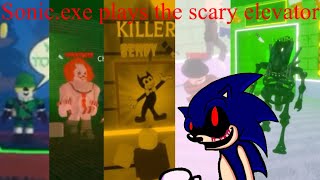 Sonic.exe plays the scary elevator