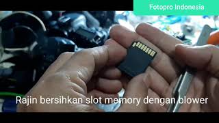 Cegah kerusakan Kamera - Slot Memory Kamera rusak - Antisipasi Error 02 - Card Write Protected error