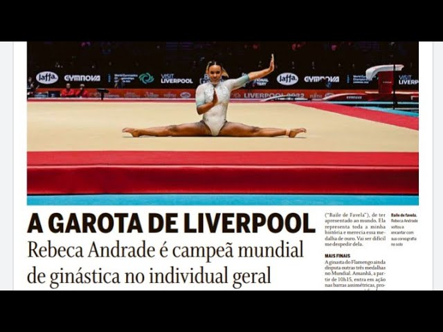 Rebeca Andrade é prata no mundial de Ginástica Artística - ABC do ABC