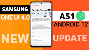 Samsung Galaxy A51 One Ui 4.0 Update | Samsung A51 New Update Android 12 One Ui 3.5 #SamsungA51 #A51