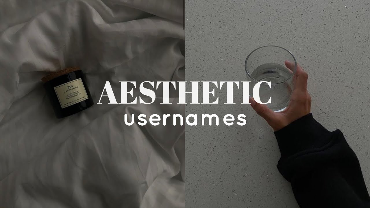 aesthetic usernames [not taken] - YouTube