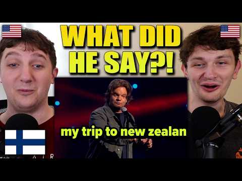 Americans React to Finnish Comedian ISMO | My Trip to New Zealand