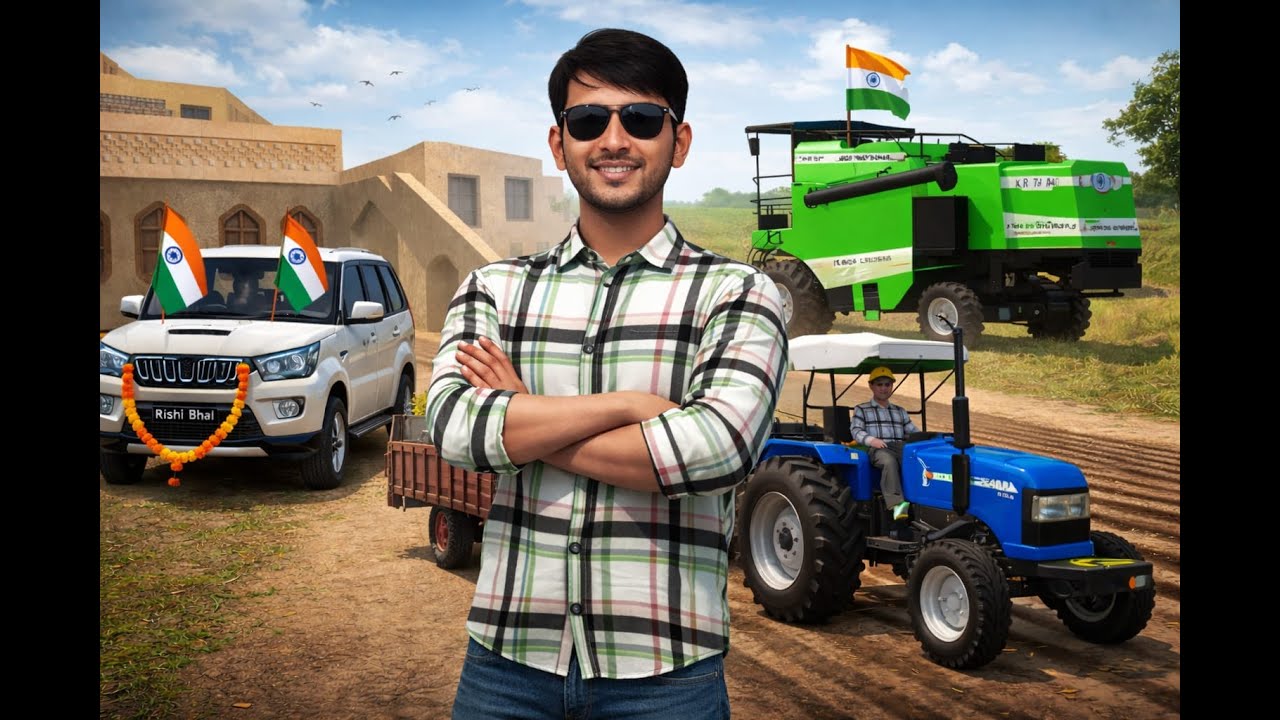 LIVE CAR TRACTOR DRIVING ✌️INDIAN VEHICLE SIMULATOR GAME NEW UPDATE