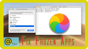 How To: Relaunch Finder, Dock, and Unresponsive Apps