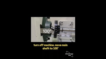 How to adjust main shaft if it not stop on 100degree? #embroiderymachine #machineembroidery