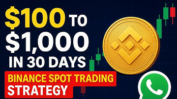 How I Turned $100 into $1,000 in 30 Days with Binance Spot Trading (No Leverage Needed!)
