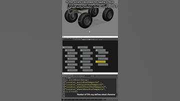 Python script I coded for rigging in Maya : function to set up wheels auto-rotated by the transform