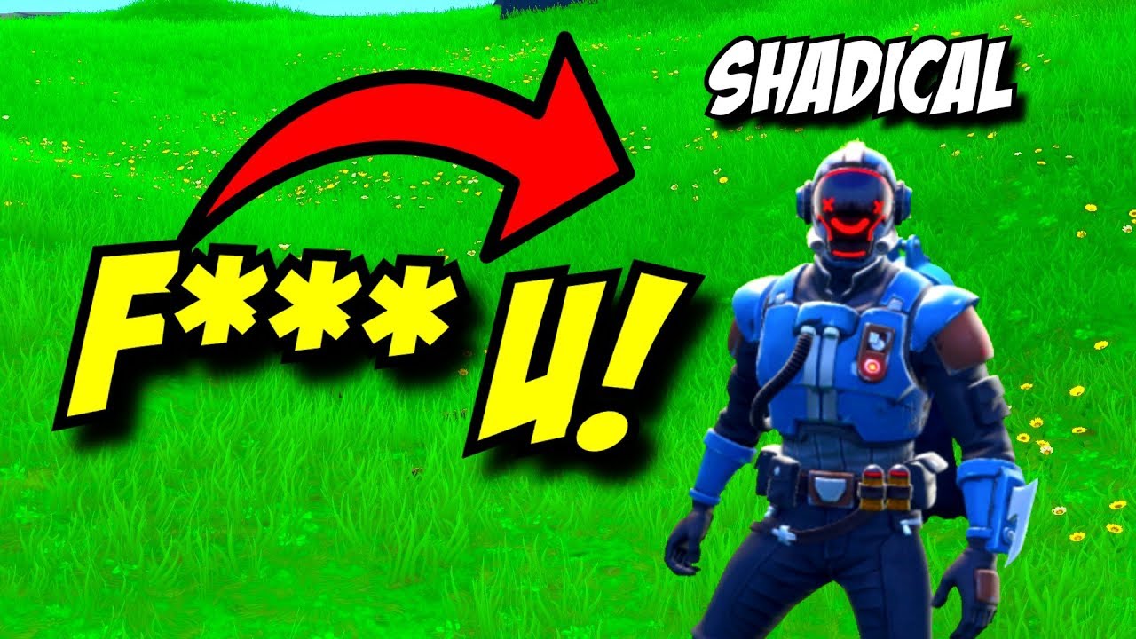 Shadical Said **** IN Fortnite.. - YouTube