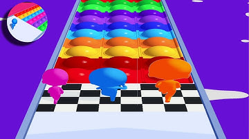 Pop It Run All Levels Gameplay Walkthrough Android,IOS New Update Levels  1-2