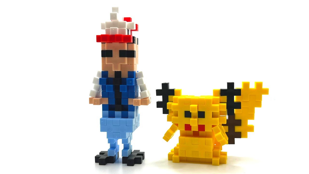 Plus-Plus: Pokemon Trainer Ash Ketchum Instructions