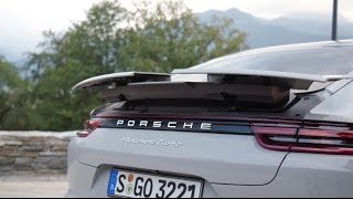 2017 Porsche Panamera Turbo - driving & exterior in detail