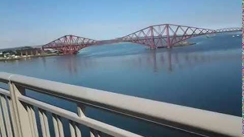 Short walk across the Forth Bridge.