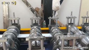 C Type Channel Roll Forming Machine Testing Process #shorts