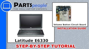 Dell Latitude E6330 (P19S001) Volume Button Circuit Board How-To Video Tutorial