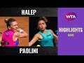 Simona Halep vs. Jasmine Paolini | 2020 Rome Second Round | WTA Highlights