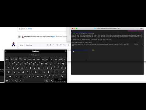 sbt input readline problems