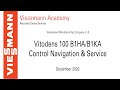 Online Seminar - Vitodens 100 B1HA/B1KA Control Navigation & Service - December 2020