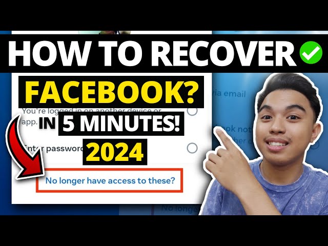 NEW! How to Recover Facebook Account Without Email and Phone Number 2024 l FACEBOOK RECOVERY 2024 class=