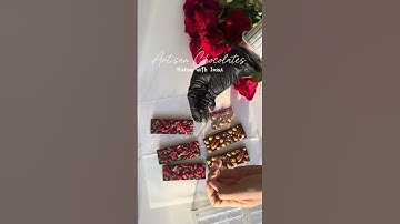 Artisan Chocolates- Pecan caramel and strawberry pumpkin seed
