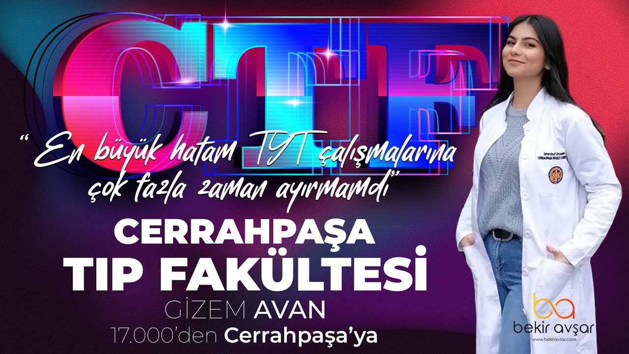 17000 DEN CERRAHPAŞA TIP FAKÜLTESİNE l BAŞARI HİKAYELERİ 352