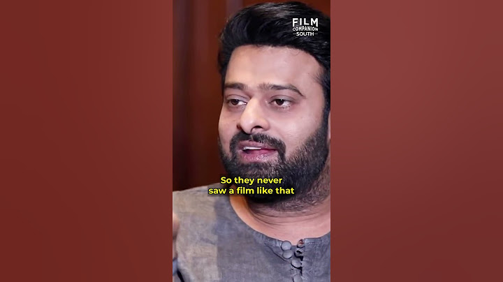 'I thought Bahubali -1 WAS GONE...' 😱 | Prabhas | #shorts