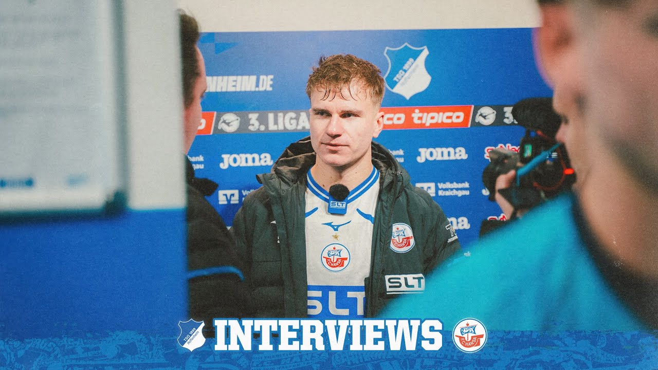 🎤 Interviews nach dem 23. Spieltag: TSG 1899 Hoffenheim II vs. F.C. Hansa Rostock | 3. Liga ⚽ | #fch