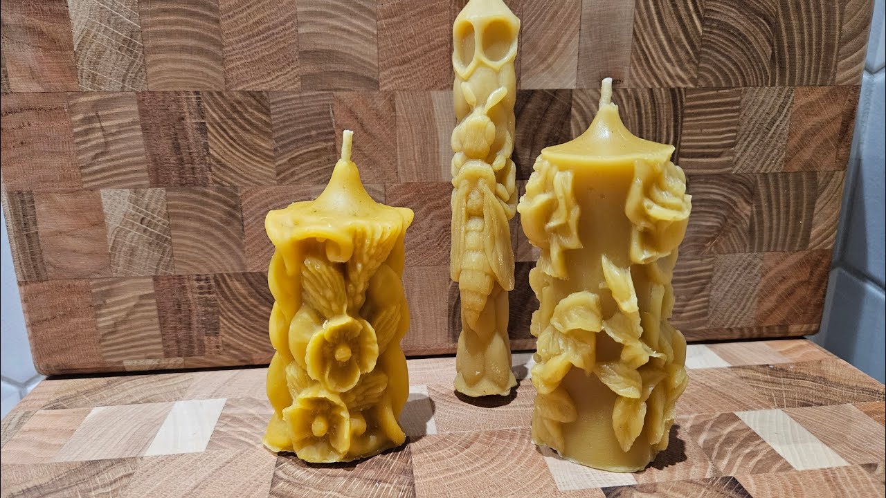 Robimy Świeczki z wosku pszczelego