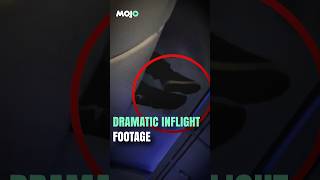 Massive Turbulence Hits Air Europa Flight, Passenger Flies Into Overhead Luggage Compartment #shorts Lightning Strikes Causes Cracked Windshield On Air Europa Flight
